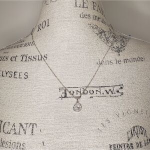 Vintage Pisces Sterling Silver Necklace